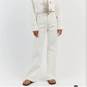 DISSH White Wide Leg Pants